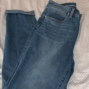 Talbots High-Waist Straight-Leg Jeans
